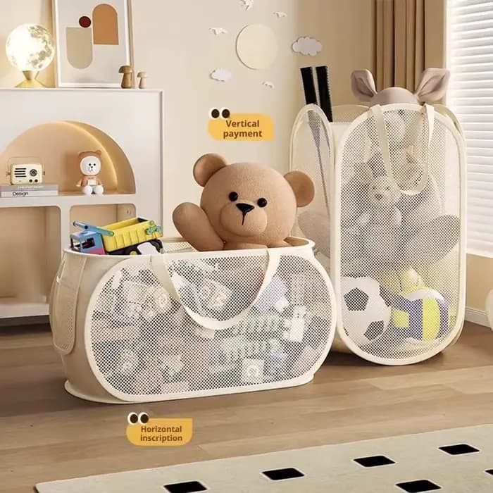 Panier de rangement pour jouets de grande capacité