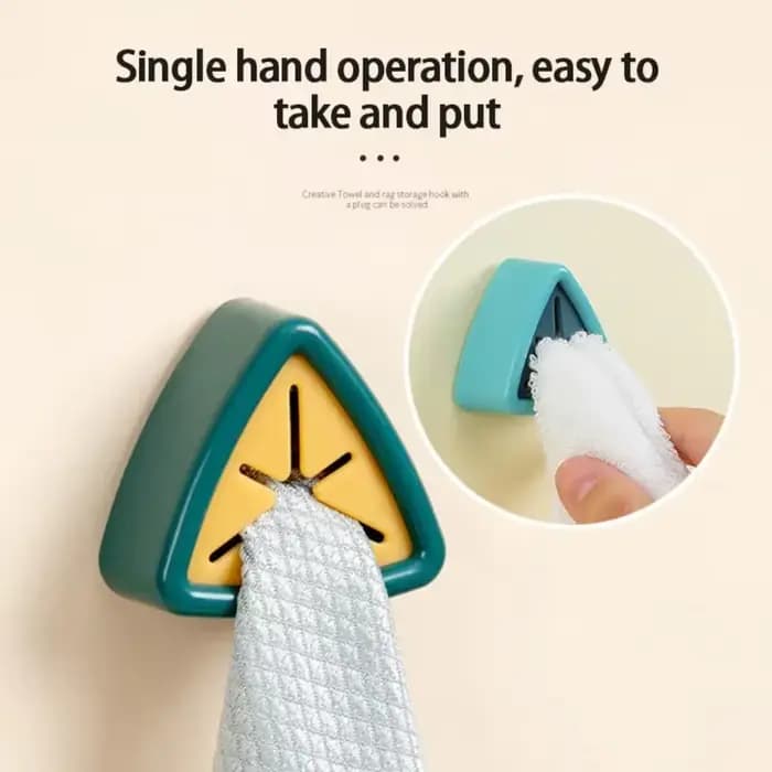 Porte-serviettes 3 en 1 avec crochets – Peut contenir des chiffons
