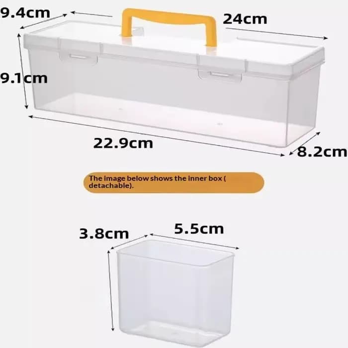 Boîte de rangement pour outils avec plusieurs compartiments