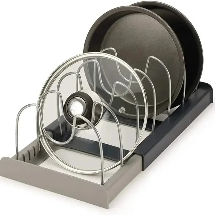 Étagère de rangement rétractable 7 compartiments 2026 pour casseroles