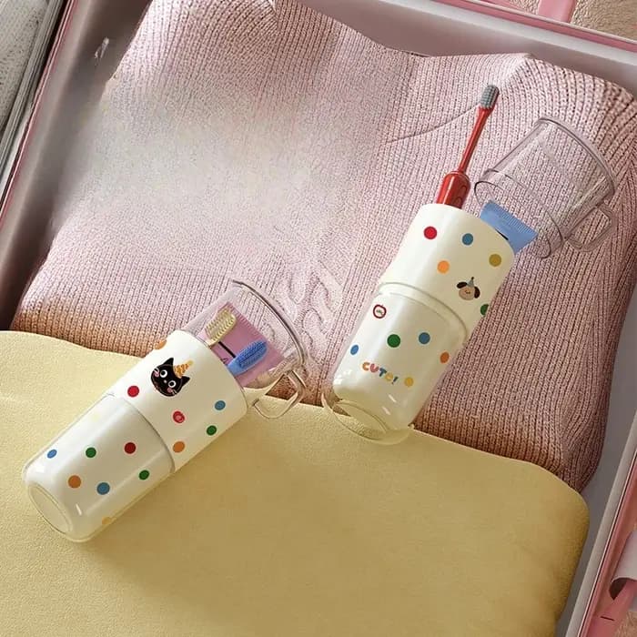 Boîte de rangement de brosse à dents avec poignée