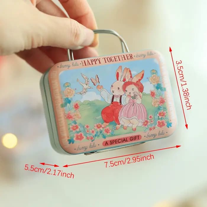 Mini boîtes de rangement en métal pour cadeaux de mariage