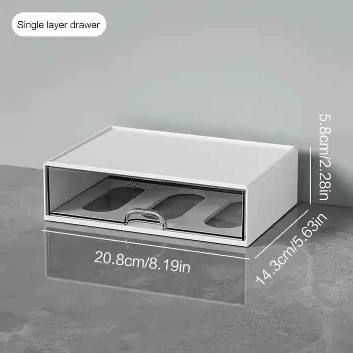 Boîte de rangement à tiroirs combinés de bureau, organisateur de bureau, cloison raisonnable, access