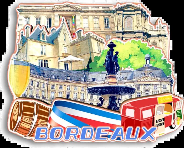 Bordeaux La Rochelle Toulouse Montpellier Nimes Albi Carcassonne Lourdes Angers France Réfrigérateur