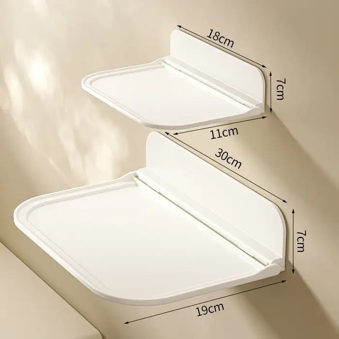Étagère murale pliable sans perçage
