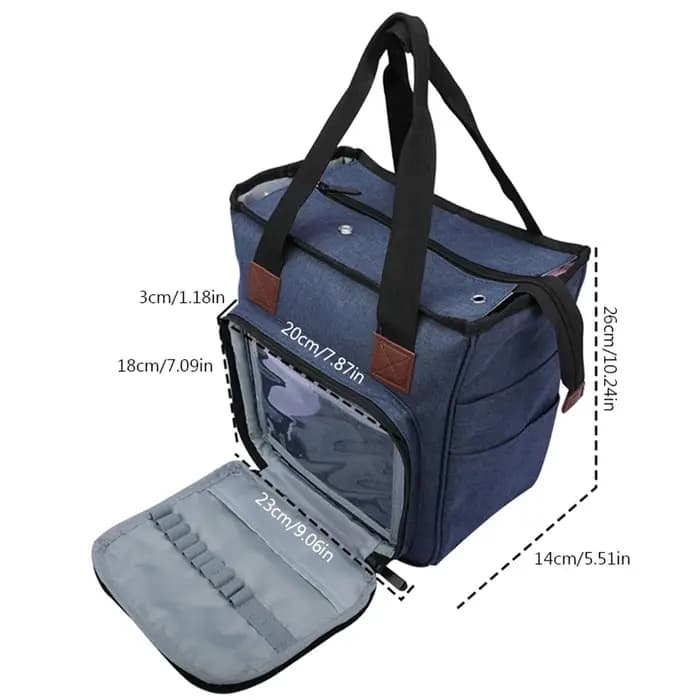 Sac de rangement étanche pour machine à coudre