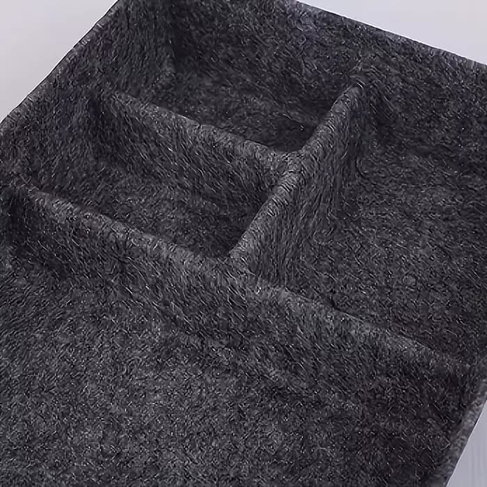 Boîte de rangement en feutre pour tiroir peu profond et étroit