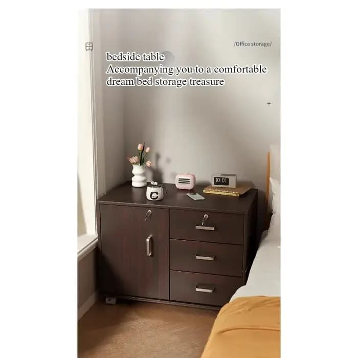 Armoire à dossiers amovible avec serrure