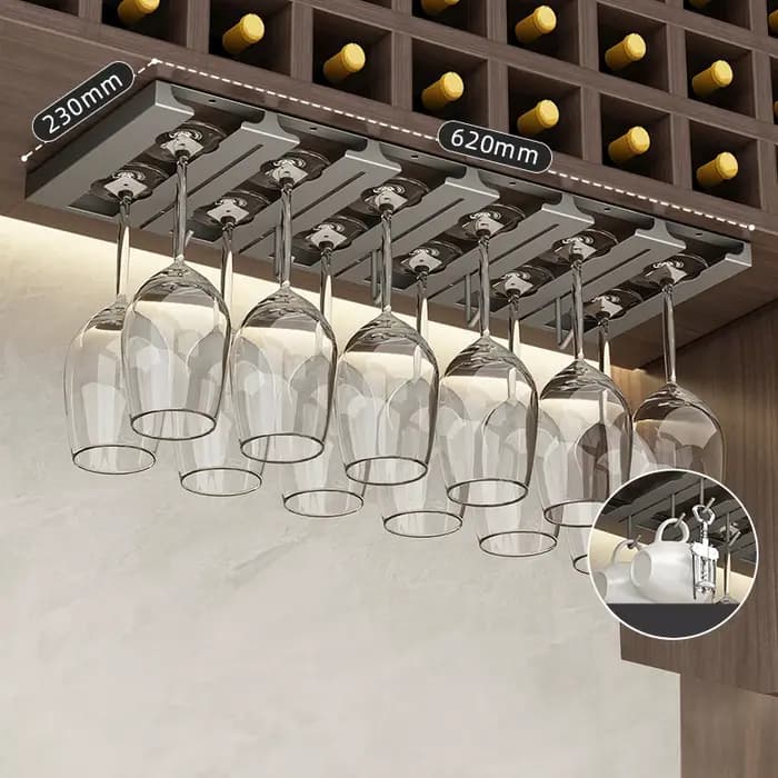 Porte-bouteille sans Perforation pour vins verticaux