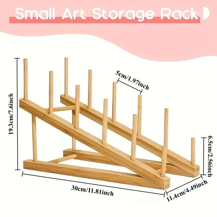 Support de séchage et de rangement d'art pour salle de classe