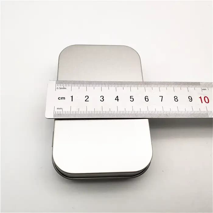 Nouvelles boîtes de rangement en étain carrées