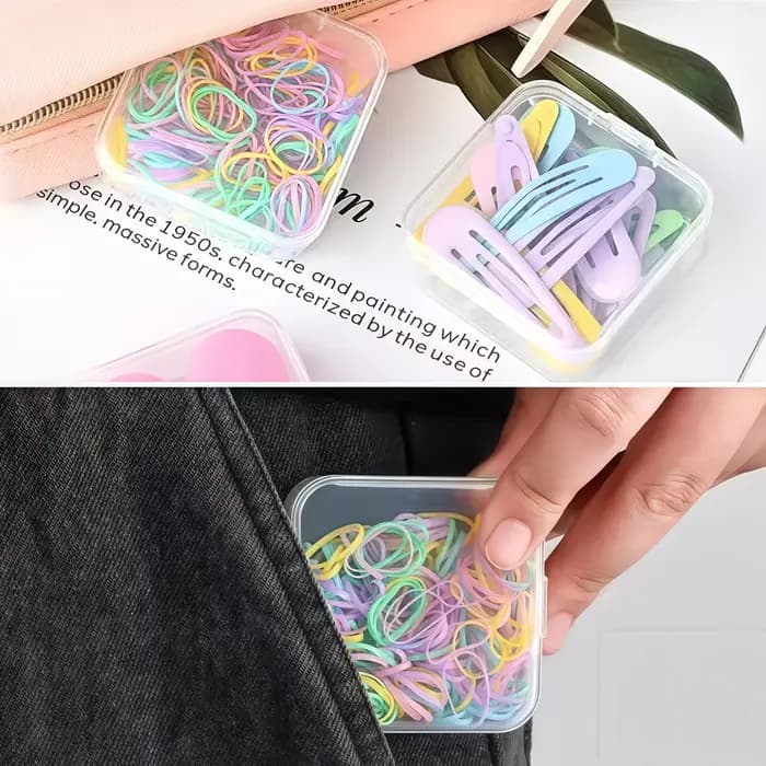 30 petits contenants de rangement en plastique