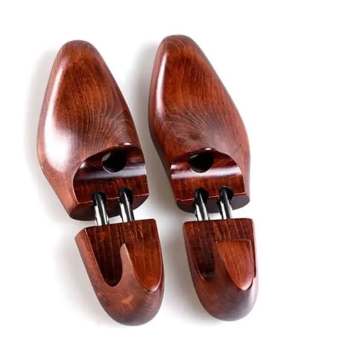 Supports de chaussures télescopiques réglables en bois
