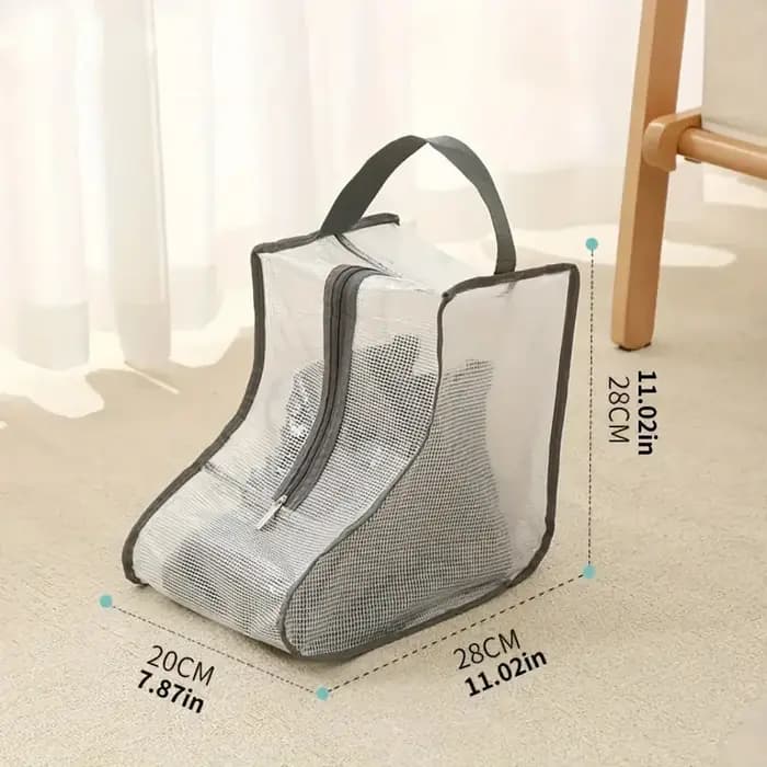 Sac de rangement pour bottes, organisateur de chaussures portable, sac de protection imperméable et