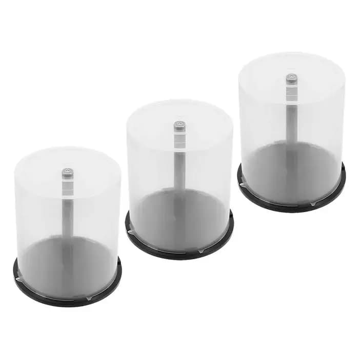 3 pièces grande capacité CD DVD stockage ganizer présentoir support de disque seau PP étui d'enregistrement