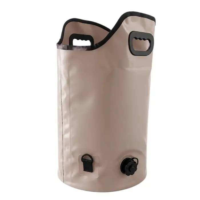 Seau pliable multifonctionnel pour la maison, panier à linge sale, rangement de boissons glacées pour le camping en extérieur, bac à pieds