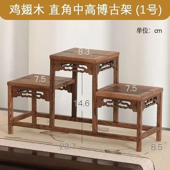 Mini support de Pot de fleur en bois