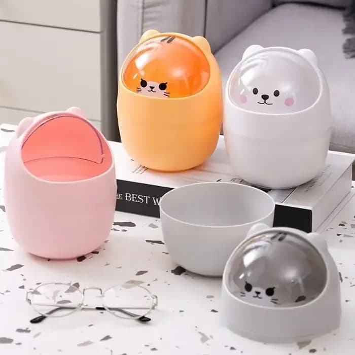 Poubelle de rangement de dessin animé mignon