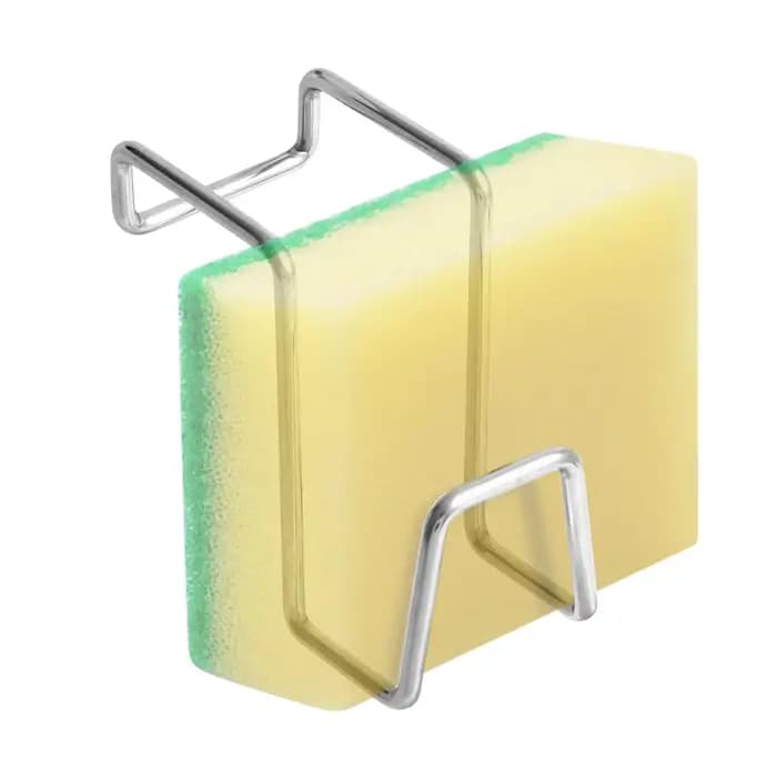 Support pour éponge de lavabo double