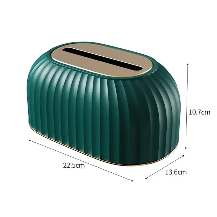 Support de boîte à mouchoirs à rayures nordiques, boîte de papier toilette de haute qualité, porte-s