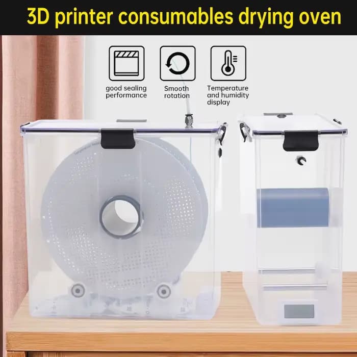 Boîte sèche de Filament d'imprimante 3D, stockage de chauffage à Air chaud, support de matériel d'impression, résistant à l'humidité pour boîte de séchage de Filaments