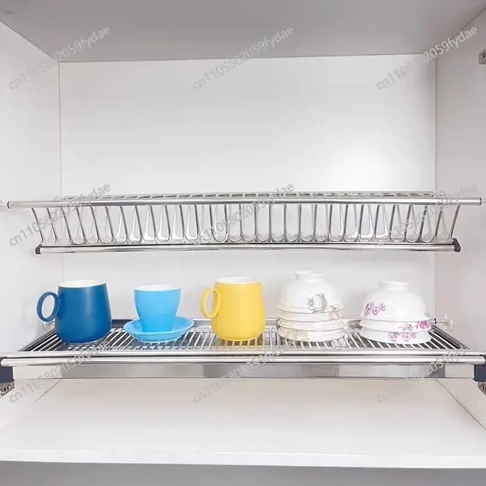 Égouttoir à vaisselle en acier inoxydable pour armoire de cuisine