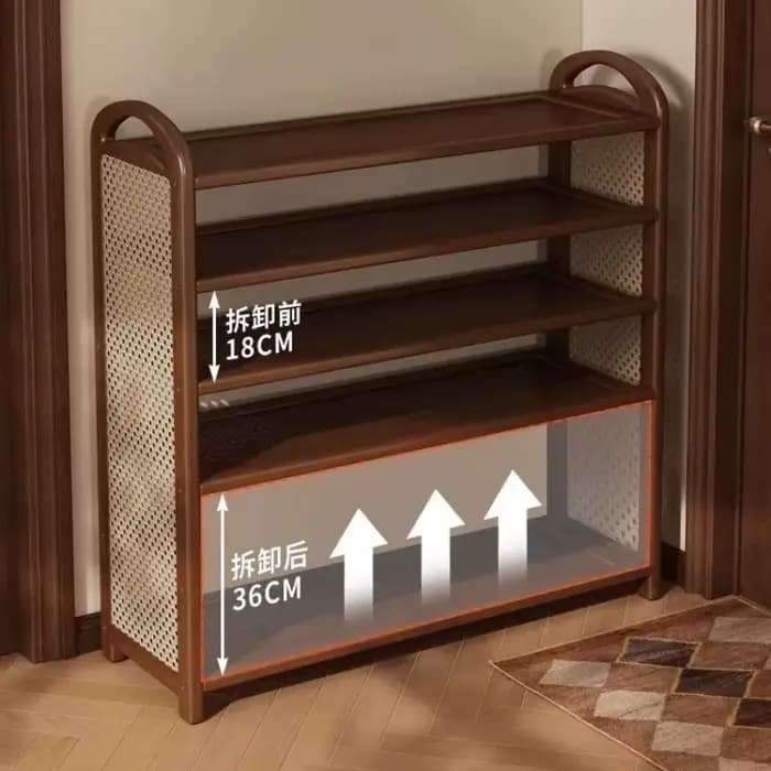 Organiseurs de chaussures pour couloir étroit