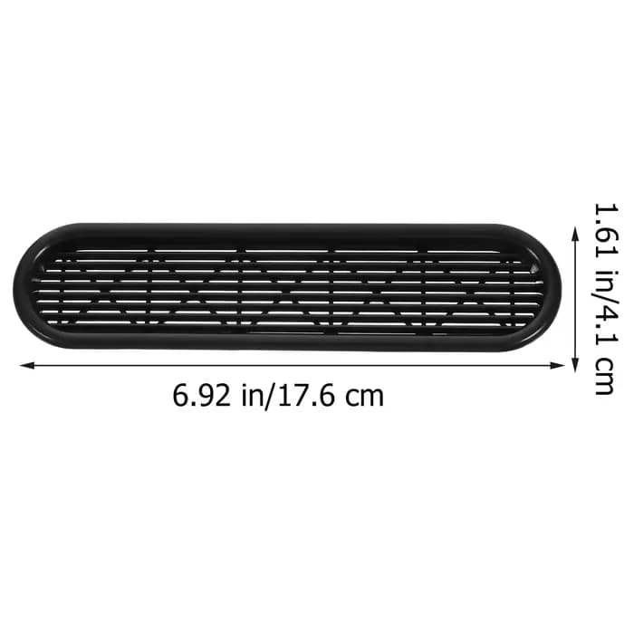 Lot de 4 grilles de ventilation en plastique pour armoire