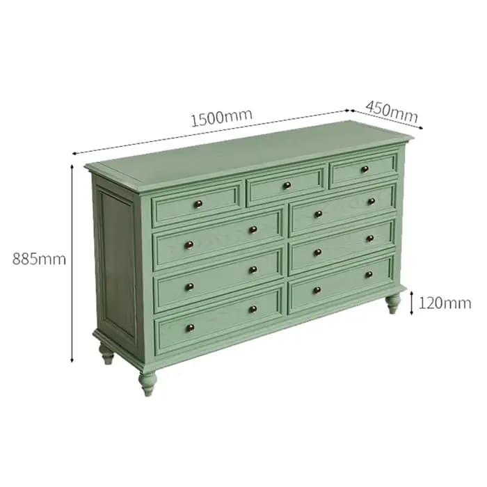 Armoire de rangement rustique pour salon