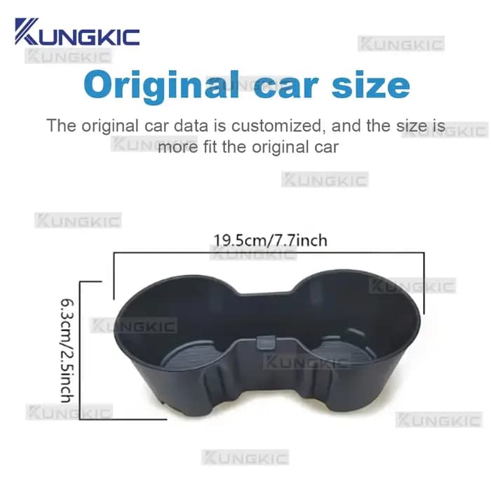Pour Ford Ranger 2023 2024 2025 2026 Boîte de rangement pour gobelets et accoudoir de console centrale de voiture