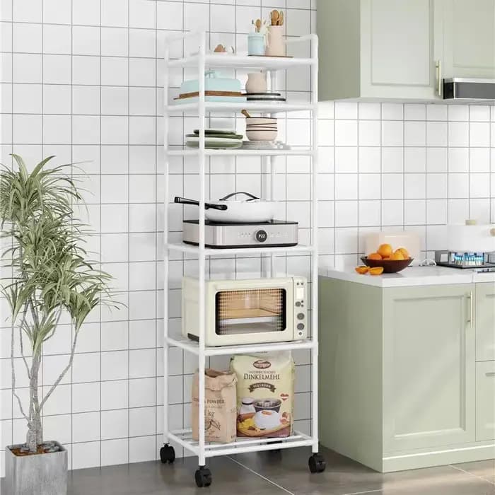 Meuble de rangement et étagère portable sur pied pour la maison - adapté à la cuisine