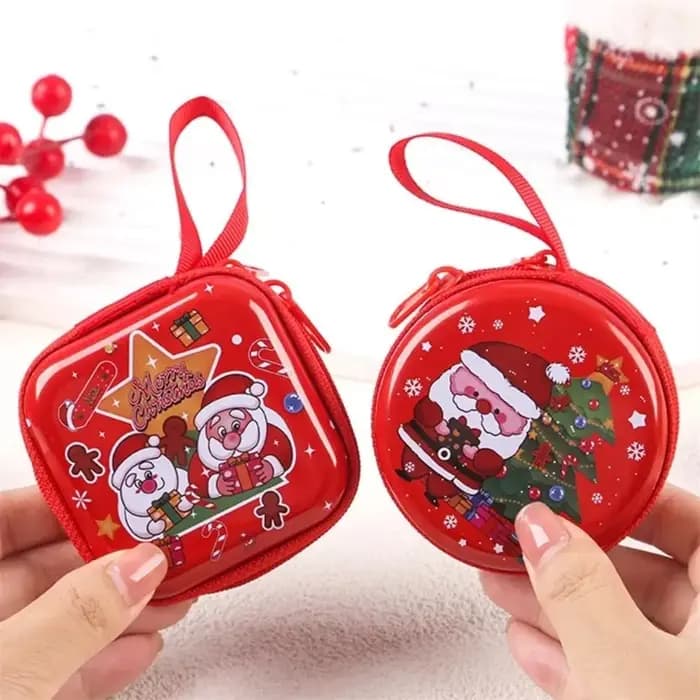Nouvelle boîte de rangement en métal de Noël à motif de dessin animé (Père