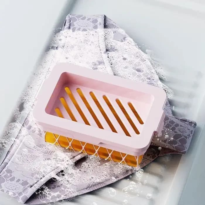 Boîte à savon en maille élastique