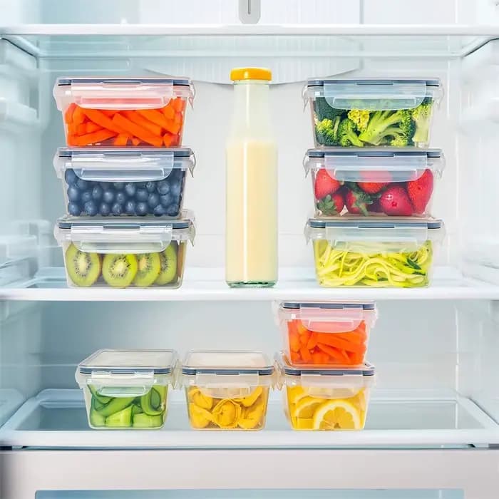 Ensemble de conteneurs alimentaires de cuisine, lavable au micro-ondes au lave-vaisselle sans BPA, 1