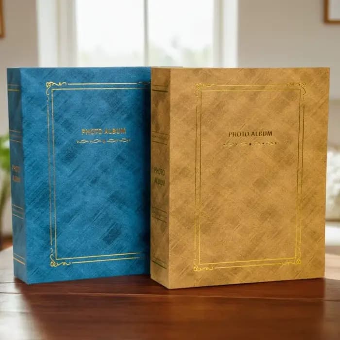 Album de rangement en tissu imprimé pour photos 4R 6 pouces