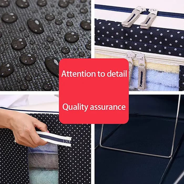 Sac de rangement empilable avec cadre en métal