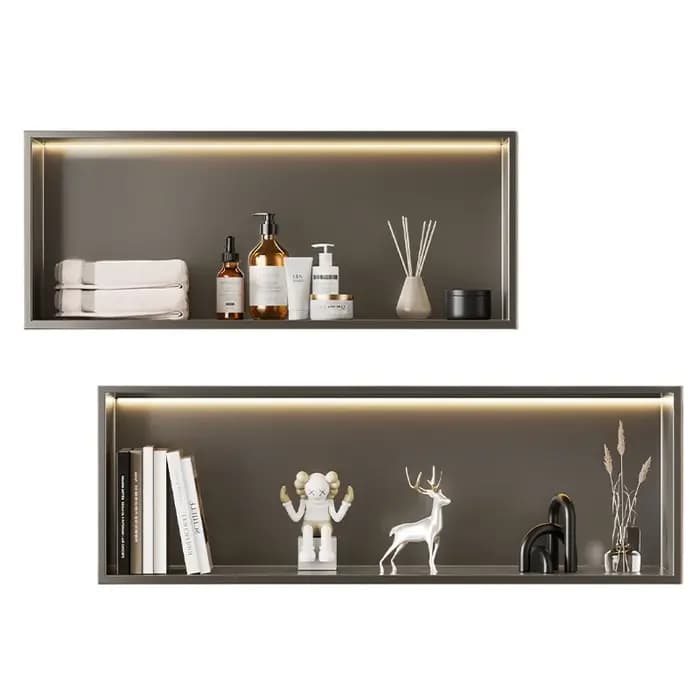 Armoire de Niche murale horizontale en acier inoxydable