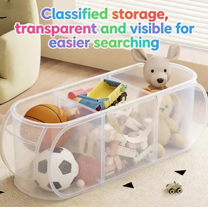 Panier de rangement pour jouets de grande capacité