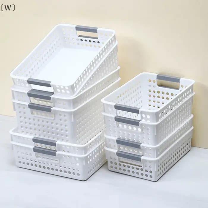 、1alwaHome Panier de rangement creux pour jouets et cosmétiques divers