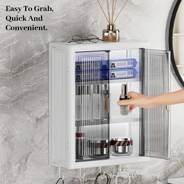 Armoire de salle de bain murale esthétique, Gadgets de parfum, petites étagères de salle de bain mod