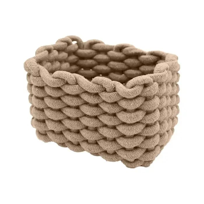 Panier de rangement rectangulaire multifonctionnel