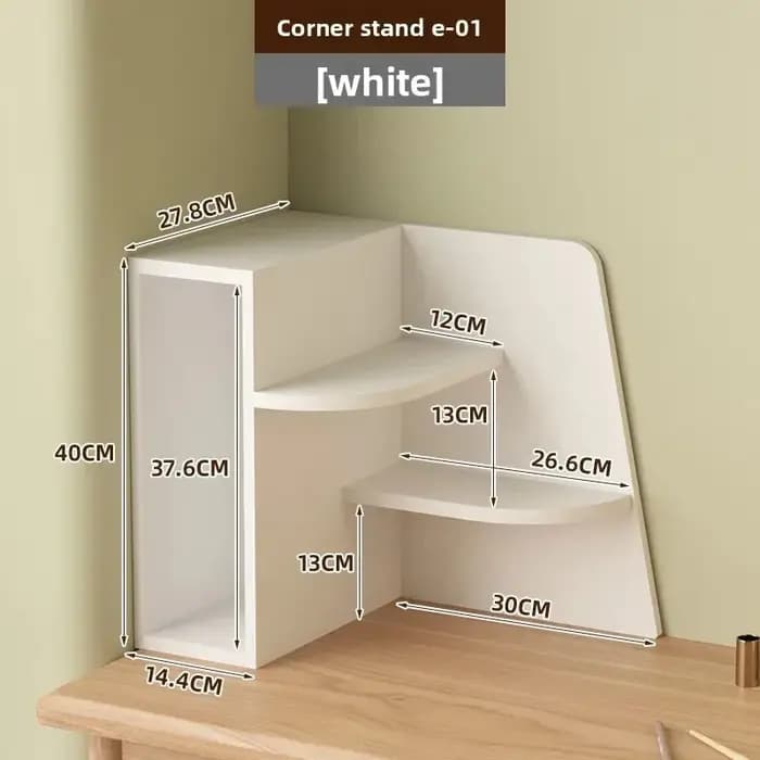Organisateur d'angle de bureau moderne peu encombrant
