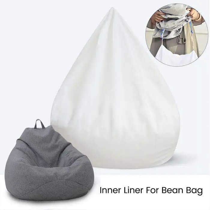 1/2 pièces canapés couverture remplacement pouf doublure intérieure amovible paresseux canapé doublu