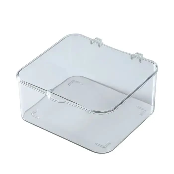Boîtes de rangement en plastique empilables avec couvercles