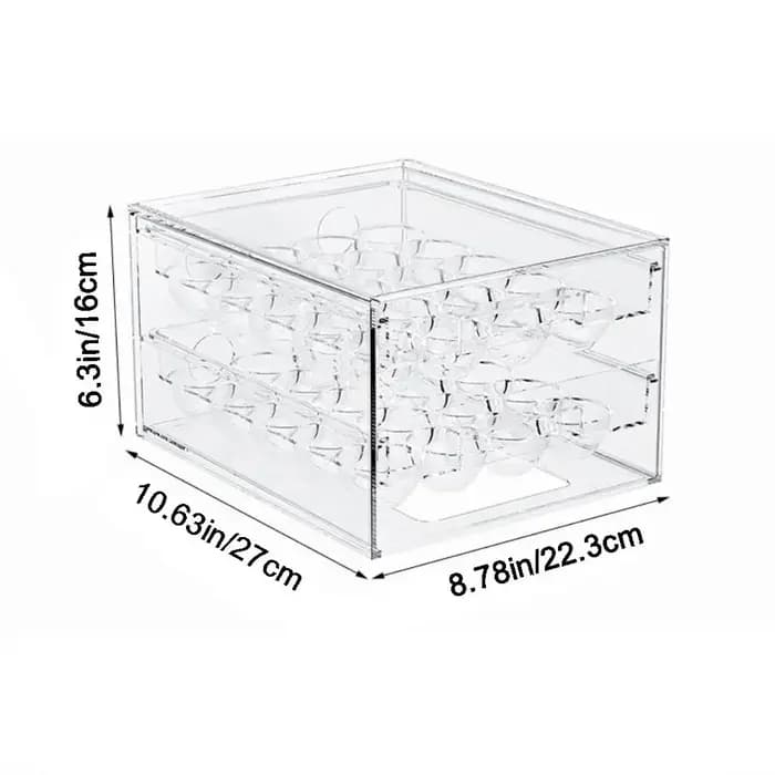 Boîte de rangement pour œufs en plastique pratique