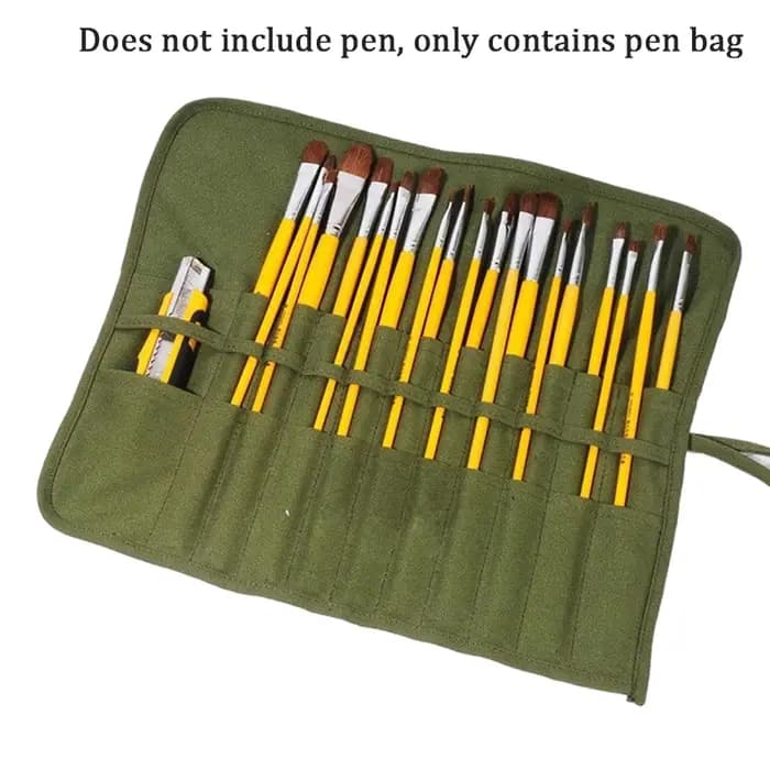 Sac de rangement portable pour pinceaux de peinture