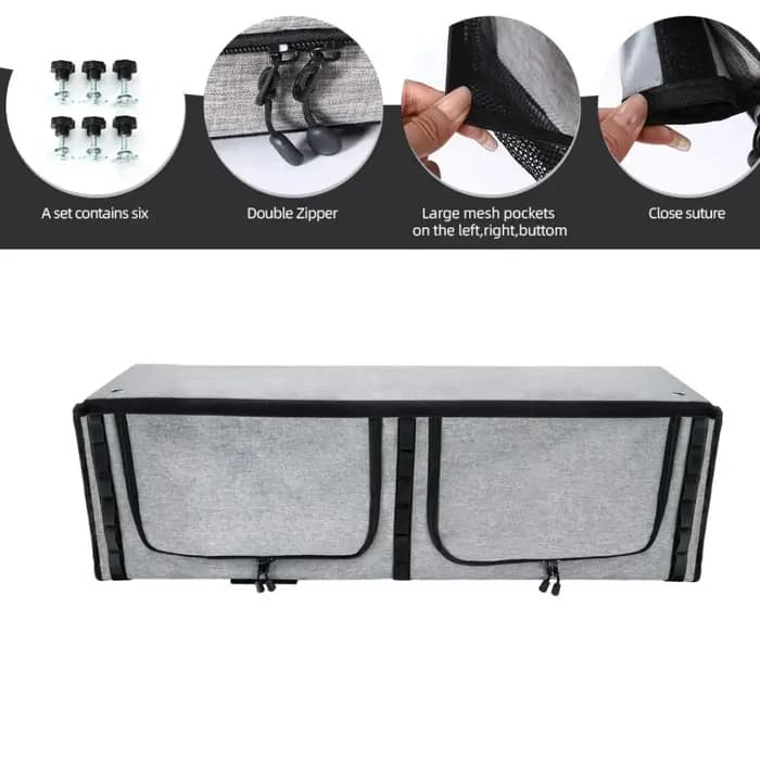 Grande boîte de rangement en feutre pour armoire de camping-car