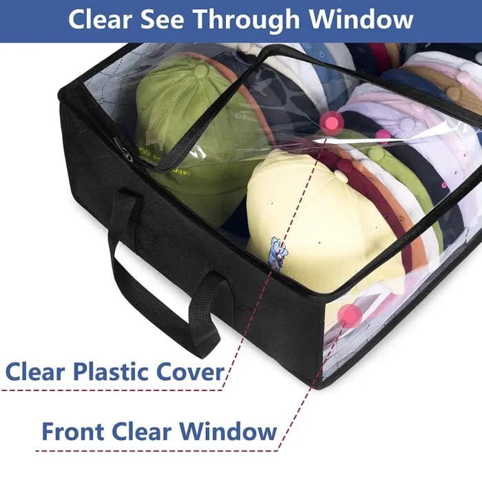 Boîte de rangement pour casquettes de baseball