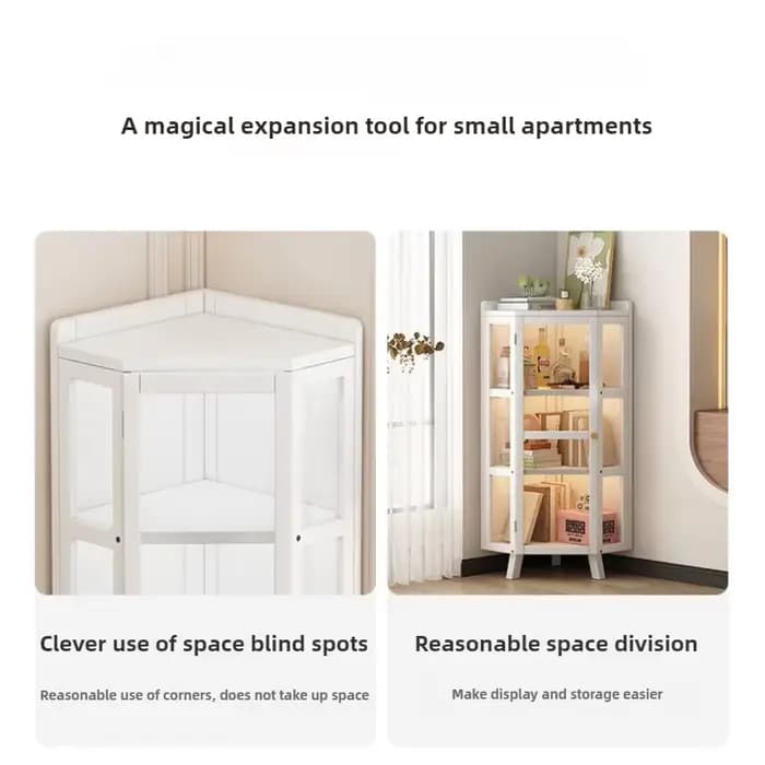Armoire d'angle pour salle à manger