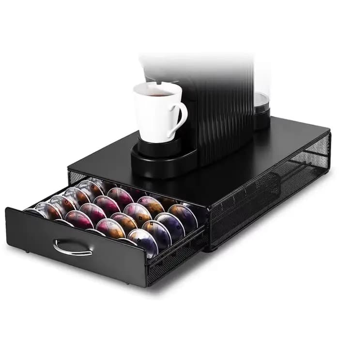 Porte-dosette de café, tiroir de rangement Compatible Starbucks Verismo Nespresso Vertuo Caffitaly Lavazza porte-capsules comptoir de cuisine